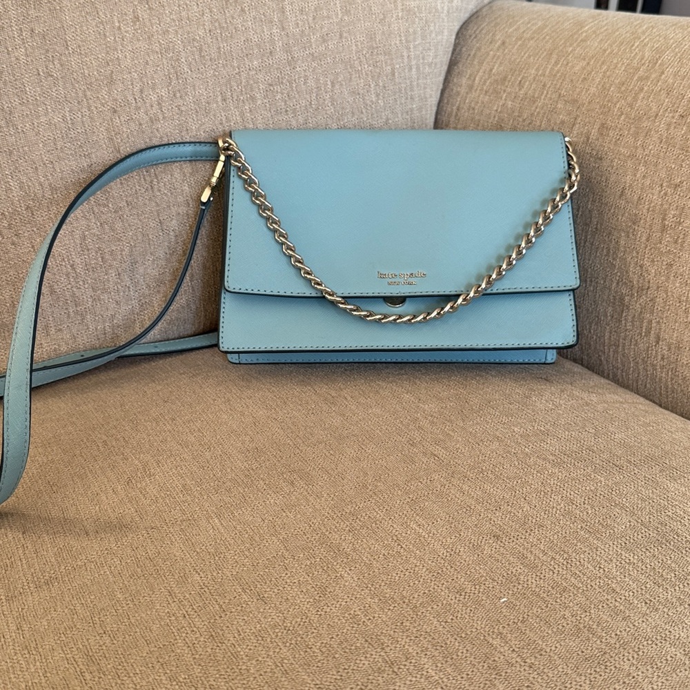 Kate Spade Cameron Convertible Blue Crossbody Bag